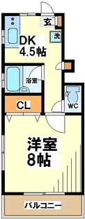 ラメゾンK【1階】の間取り