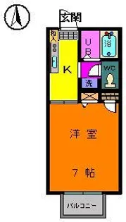 メゾンセフィーラ【2階】の間取り