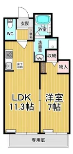 La Ciel(ラ シエル)【1階】の間取り