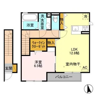 ティエード マロン A【2階】の間取り