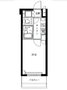 ルーブル巣鴨【2階】の間取り