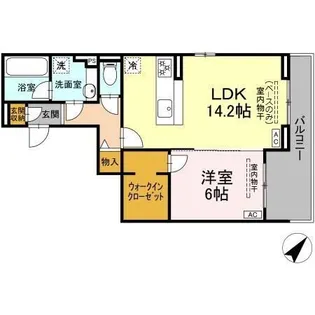 shine fort【3階】の間取り