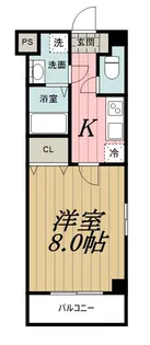 セゾン・ドゥ・ブランシェ千葉中央【4階】の間取り