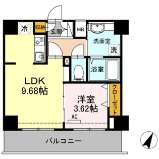 ETERNA NAGOYA【3階】の間取り