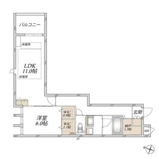 SUNMALL V【2階】の間取り