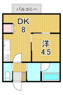 コーポグリーン 103【1階】の間取り