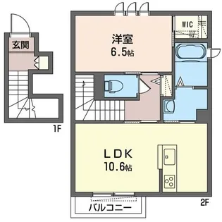 グランフェリス【2階】の間取り