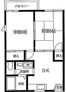 ルミエール田島【1階】の間取り