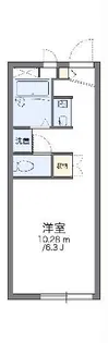 レオパレスピュアグリーンII【1階】の間取り