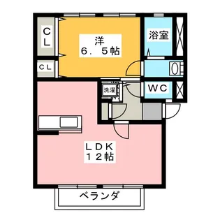ART NOUVEAU【2階】の間取り