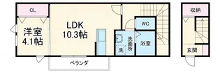 カームメゾン【2階】の間取り