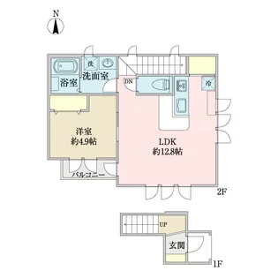 ピッコラ・フォンティーナII【2階】の間取り