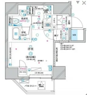 ディアレイシャス蒲田II【3階】の間取り