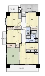 ダイアパレス太田第6【11階】の間取り