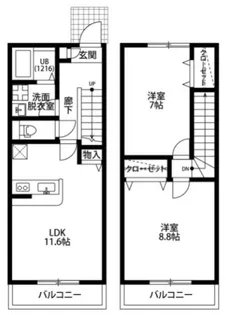 アムール鈴木の間取り