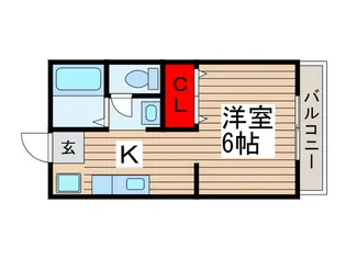 ヴェル・デュール【2階】の間取り