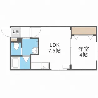 ラフィーネ南15条【5階】の間取り
