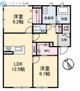 グランクレスト清瀬【2階】の間取り