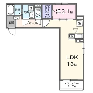 フロラージュ【2階】の間取り