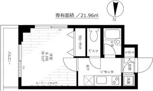 ステージグランデ高円寺南【1階】の間取り