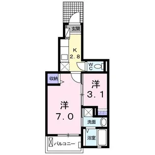 フェアリー【1階】の間取り