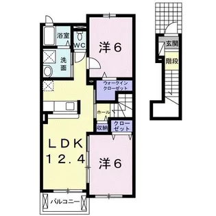 エストレージャ【2階】の間取り