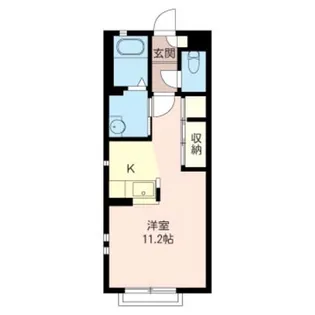 ウィルコートコガネ A【1階】の間取り