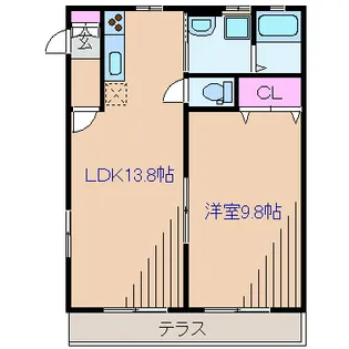 A・M・Yガーデン秋【1階】の間取り