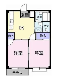 エルディム宮代【1階】の間取り