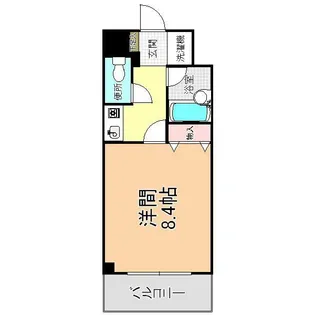 ピュアハイツ稲毛海岸【3階】の間取り