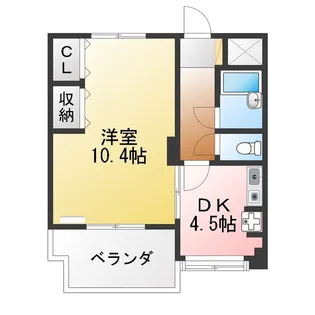 ハッピービル【1階】の間取り