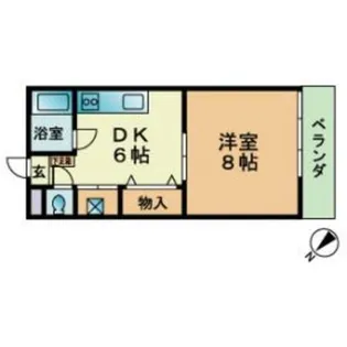 ことぶき荘【2階】の間取り