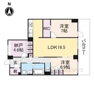 AKADEMOSResidence【4階】の間取り