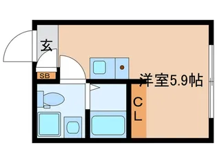 CONTEL東十条【5階】の間取り