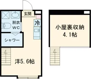 ハーモニーテラス宇喜田町II【1階】の間取り