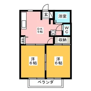 リトルハピネス【2階】の間取り