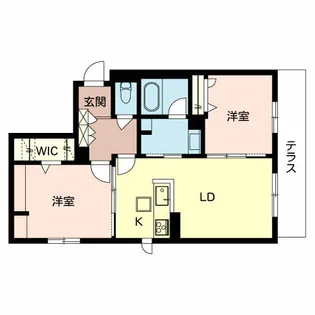 Shamaison La Glycine【1階】の間取り