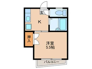 サンクレールN【4階】の間取り