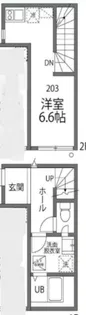 TERASU足立【2階】の間取り