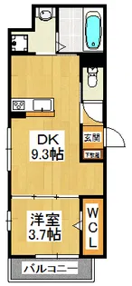 プランドール【1階】の間取り