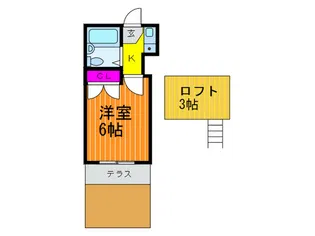 カ-サ四条畷【1階】の間取り