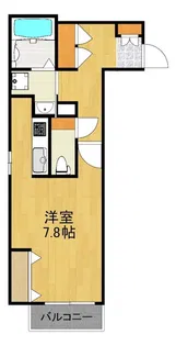 Bleu et Blanc(ブルーエブラン)【2階】の間取り