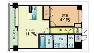 Jスクエア【6階】の間取り