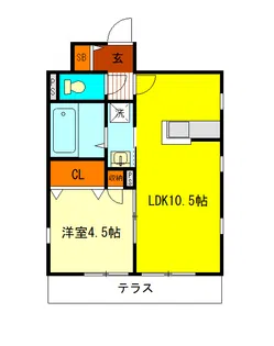 Hale Mauloa(ハレマウロア)【1階】の間取り