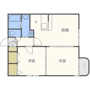 港プロシード16【4階】の間取り