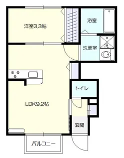 グラン・ジュテ【1階】の間取り