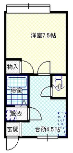 メルベイユカネコ【2階】の間取り