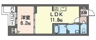 グランドソレイユ谷戸【2階】の間取り