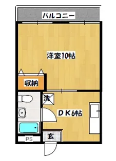 メゾンタナカ【3階】の間取り
