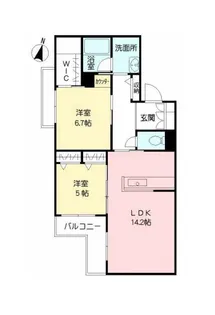 シャーメゾンふぢ【3階】の間取り